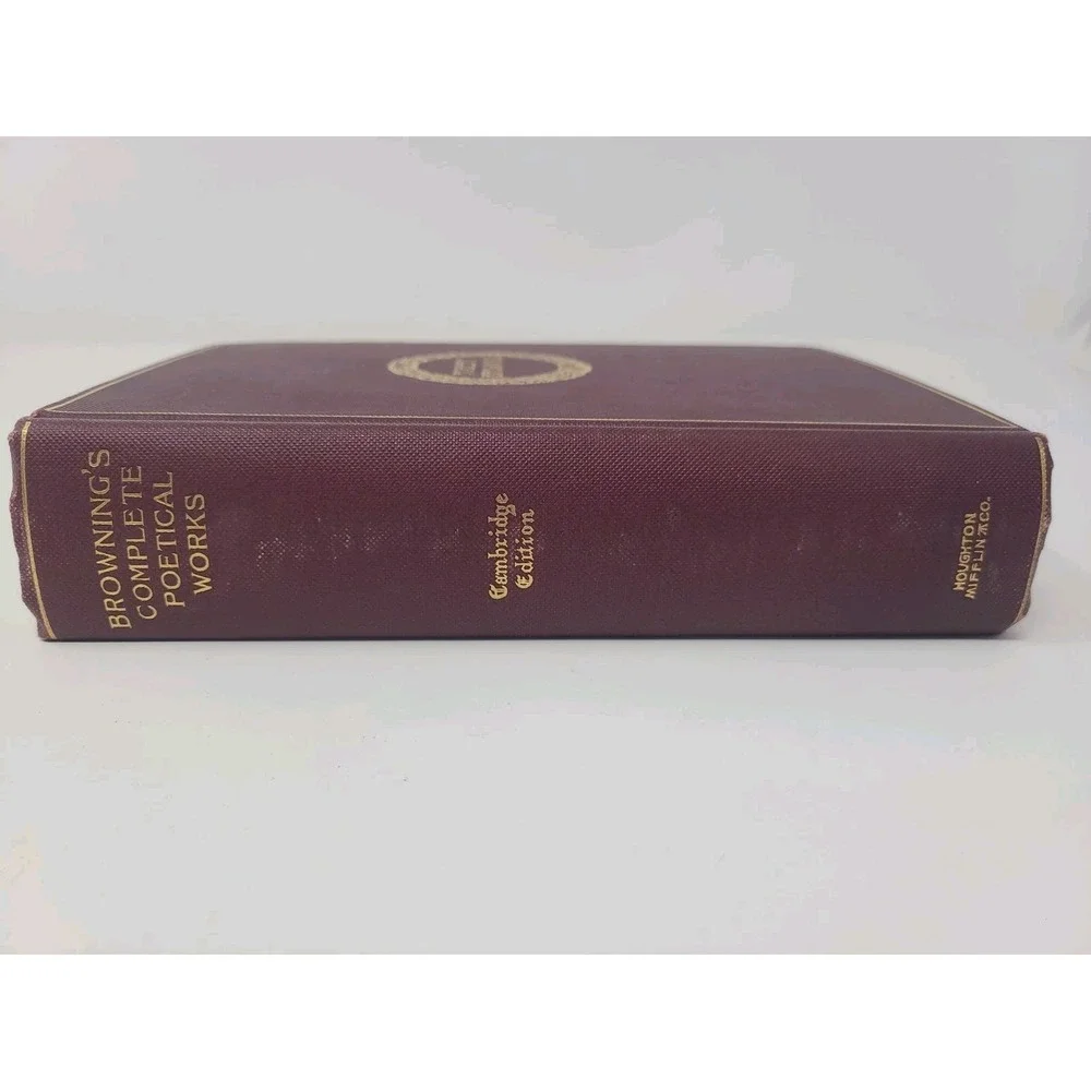1895 - Browning's Complete Poetical Works - Cambridge Edition - Robert Browning
